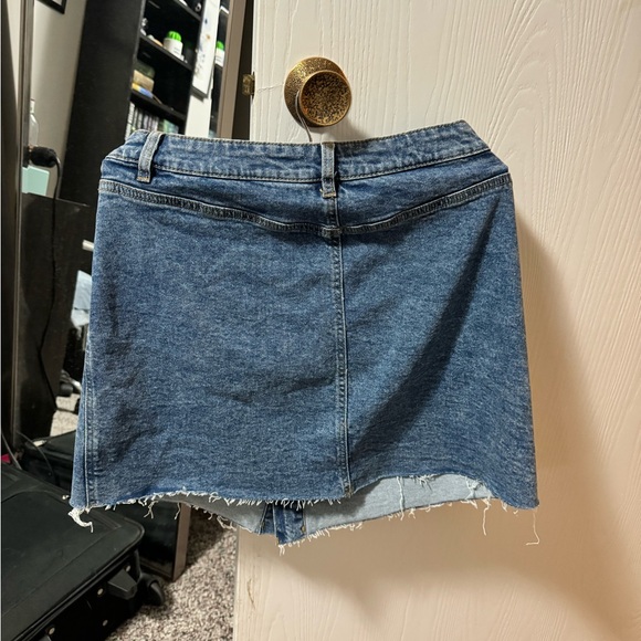 Dex Button Up Denim Skirt - Picture 2 of 3